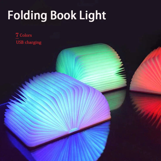 3D Folding Book Light LED